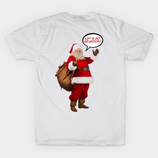 Santa Hates Biden Double Sided T T-Shirt